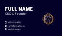 Floral Boutique Crest Business Card