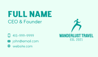 Athlete Runner Business Card