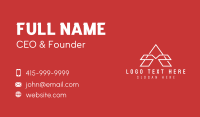 Corporate Letter A Business Card