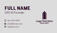 Film Tower Reel  Business Card Design