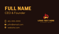 Chicken Wing Fire Business Card