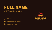 Chicken Wing Fire Business Card