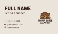 Ancient Turret Fortress  Business Card