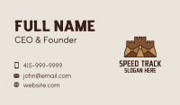 Ancient Turret Fortress  Business Card