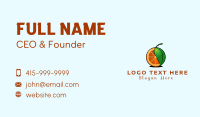Fresh Citrus Fruit Business Card