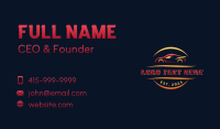 Auto Car Garage Business Card