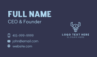 Star Viking Helmet Business Card