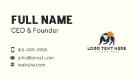 Sun Wildlife Bison Business Card