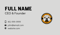 Hammer Carpentry Construction Business Card