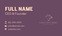 Nail Salon Pedicure Business Card Design