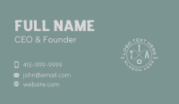 Handyman Tools Wordmark Business Card