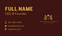 Royalty Crown Lettermark Business Card