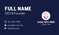 Barbershop Business Card example 1