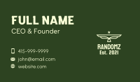 Army Star Wings Business Card