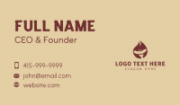 Sausage Fire Barbecue Business Card Design