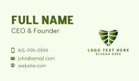 Heart Nature Leaf Business Card