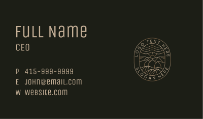 Rural Housing Countryside Business Card
