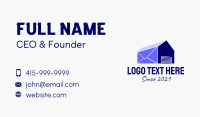 Blue Garage Mail  Business Card