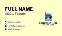 Heavy Duty Shipping Truck Business Card