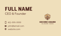 Freedom Fists Shield Business Card