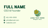 Daffodil Flower Garden Business Card