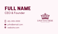 Royalty Upscale Crown Business Card