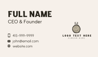 Lumber Wood Carving Tools Business Card Design