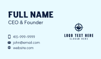 Adventure Mountain Compass Business Card