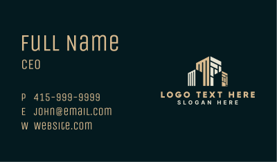 City Building Property  Business Card