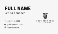 Head Skull Snake Business Card Design