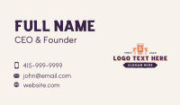 Tropical Tiki Statue Business Card