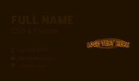 Graffiti Wall Paint Wordmark Business Card