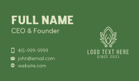 Zen Wellness Oil Business Card Design