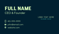 Pixelated Business Card example 4