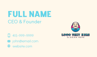 Oldman Scientist Character  Business Card