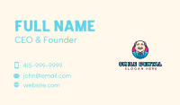 Oldman Scientist Character  Business Card Image Preview