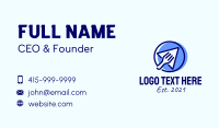 Blue Food Delivery  Business Card