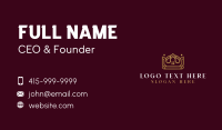 Luxury Crown Realtor Business Card