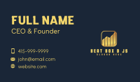 Stock Market Analytics Business Card