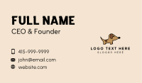 Dachshund Pup Dog  Business Card