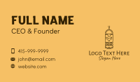 Totem Pole Cooking Outline Business Card