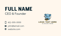 Elephant Pasta Bowl Business Card