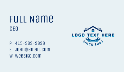 Plumbing Handyman Pipe Business Card Image Preview