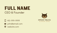 Wildlife Hunting Owl  Business Card Design