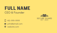 Music Shop Business Card example 1