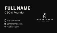 Industrial Metal Construction Business Card Design