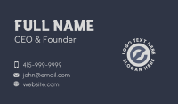 Cryptocurrency Business Card example 1