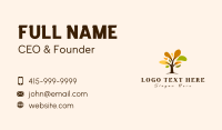 Spring Wellness Tree Business Card