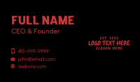 Trick Or Treat Business Card example 4