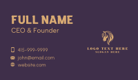 Horse Stable Equine Business Card Design